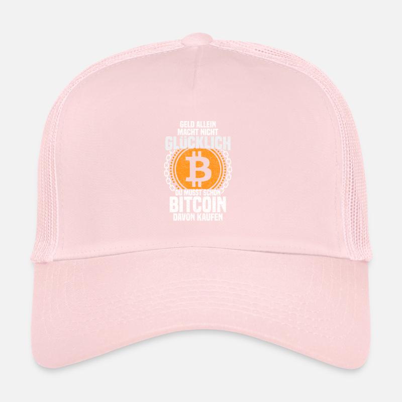 L’argent seul ne vous rend pas heureux - Bitcoin Casquette trucker 
