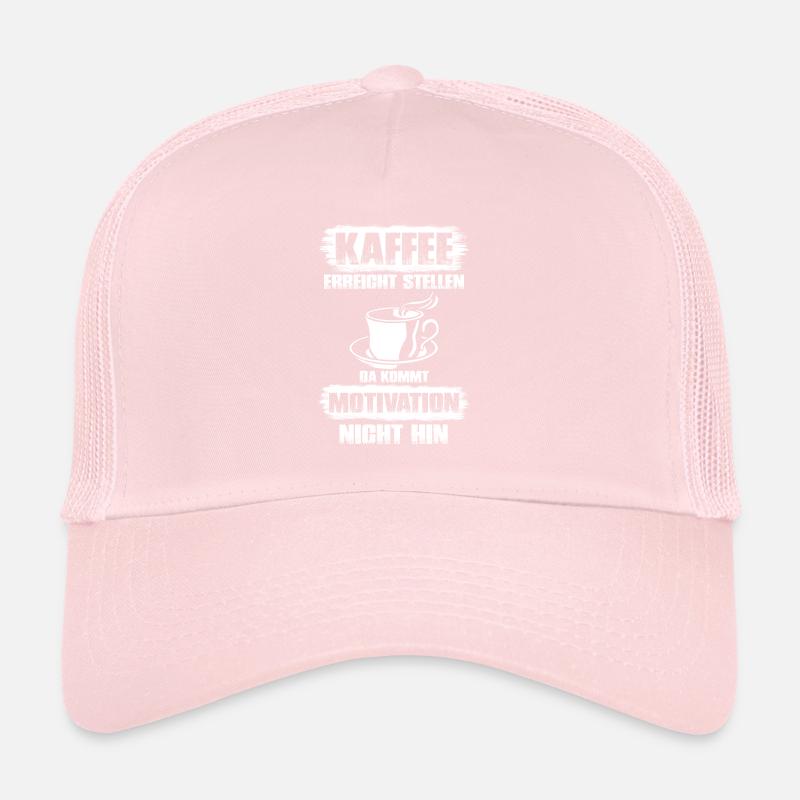Kaffee erreicht Stellen Trucker Cap