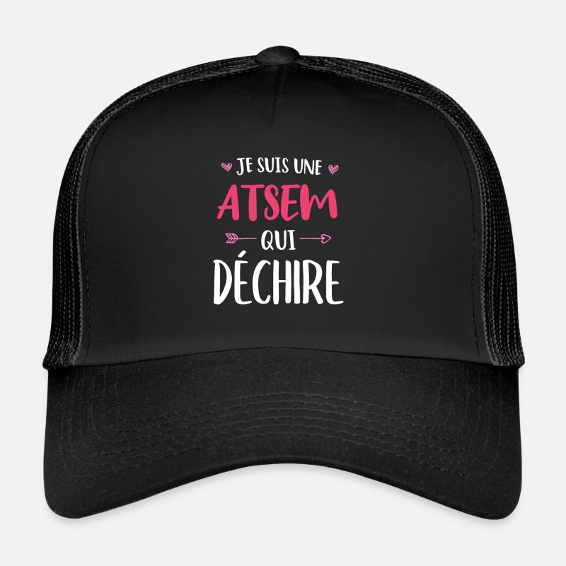 Je Suis Une ATSEM Qui Déchire Casquette trucker 