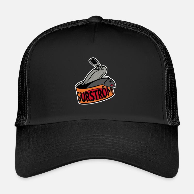 Sürströmming Fish Poop Fish Canned Gift Trucker Cap