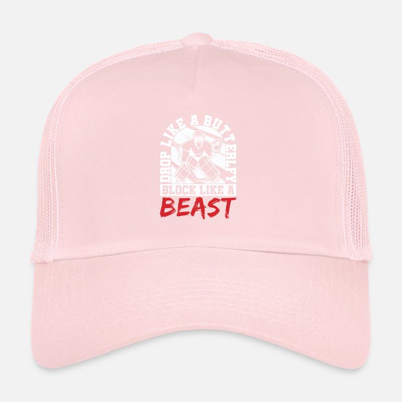 Drop Like A Butterfly Drop Like A Beast Eishockey Trucker Cap