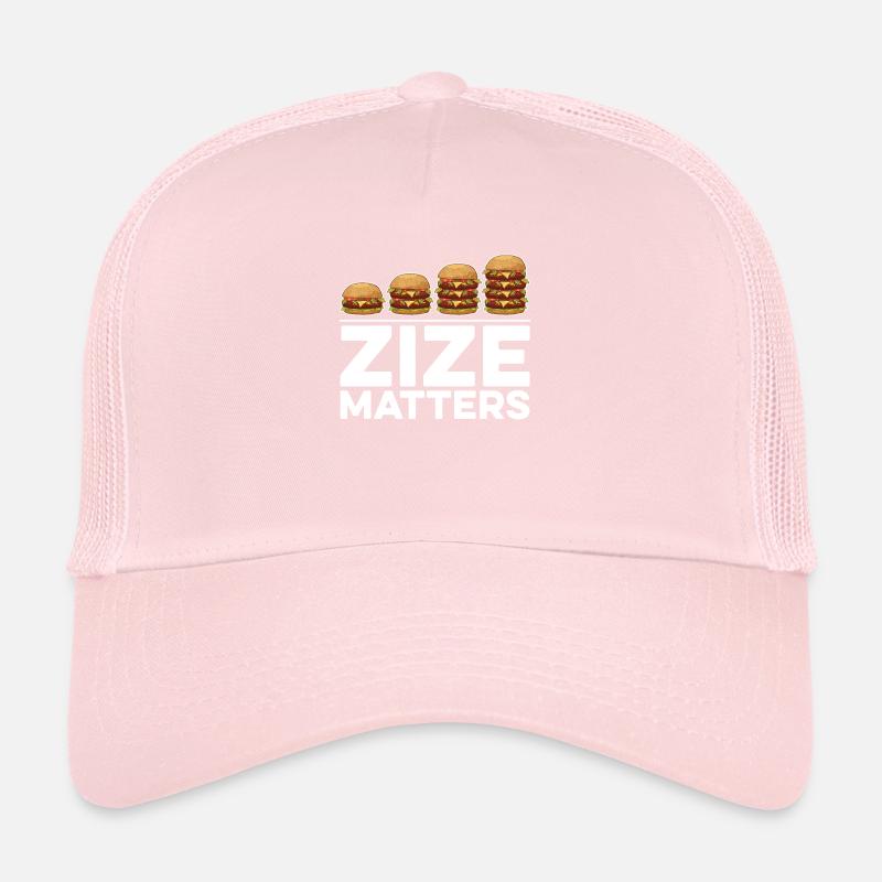 Zize compte pour les amateurs de hamburgers Casquette trucker 
