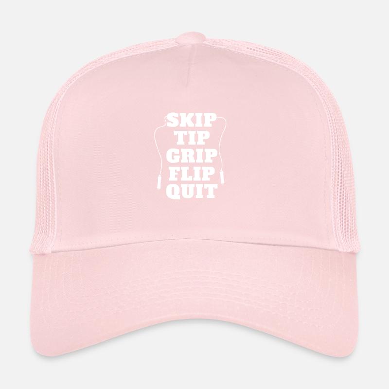 Skip Tip Grip Flip Quit Springseil Springseil Trucker Cap
