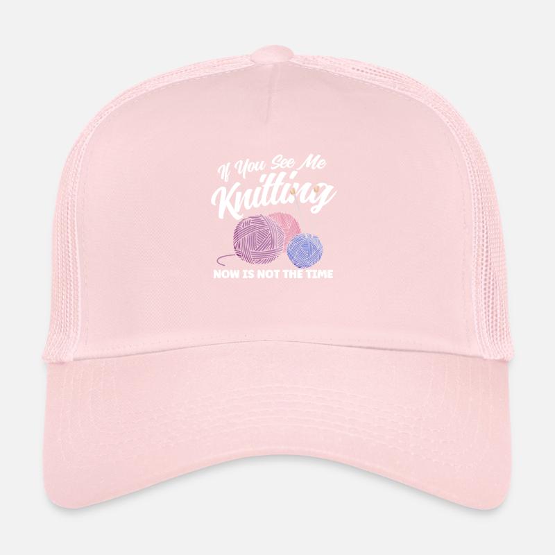 Yarn Knitting Knitting Knitting Lovers Gift Trucker Cap