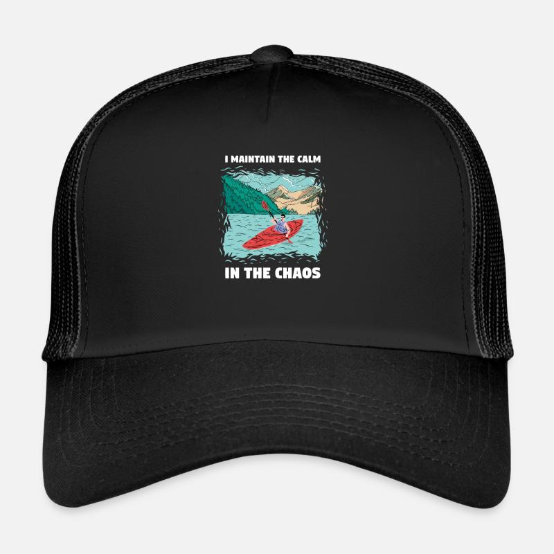 Je maintiens le calme dans le chaos Casquette trucker 