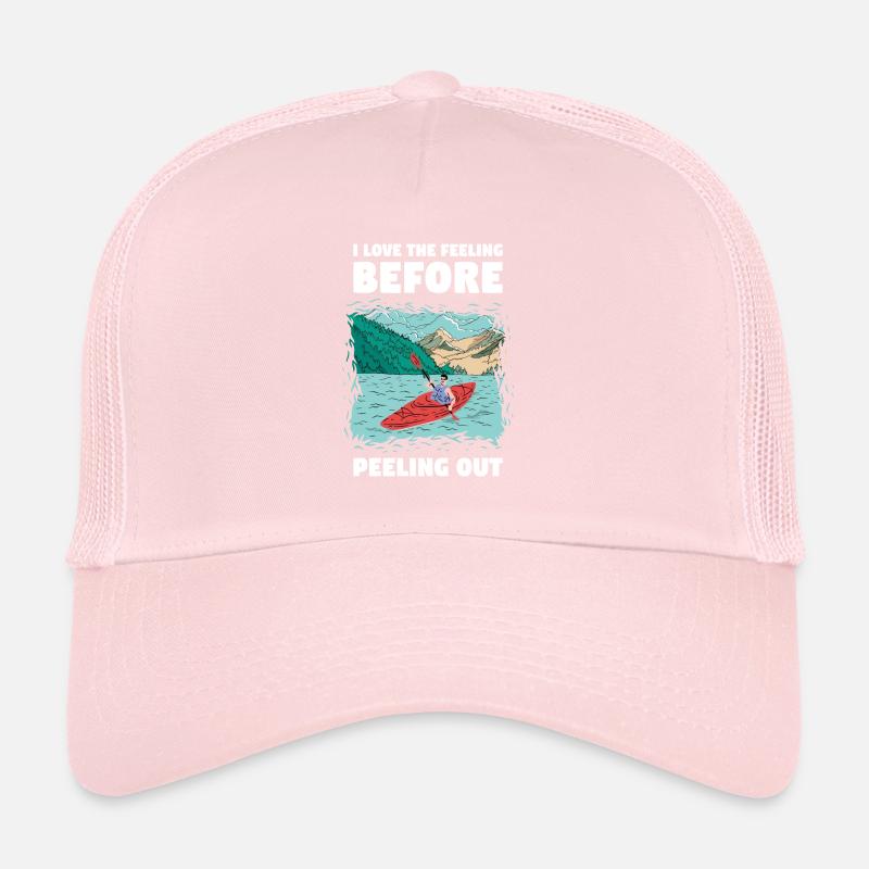 La sensation avant de décoller le kayak en eau vive Casquette trucker 