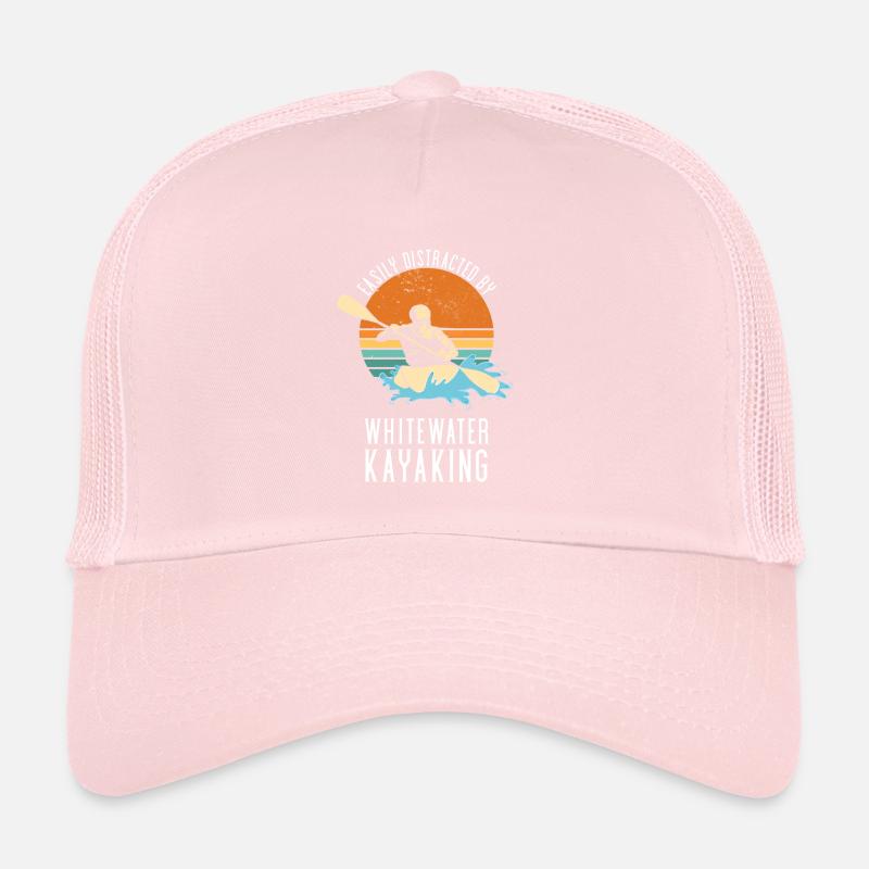 Facilement distrait par le kayak en eau vive Casquette trucker 