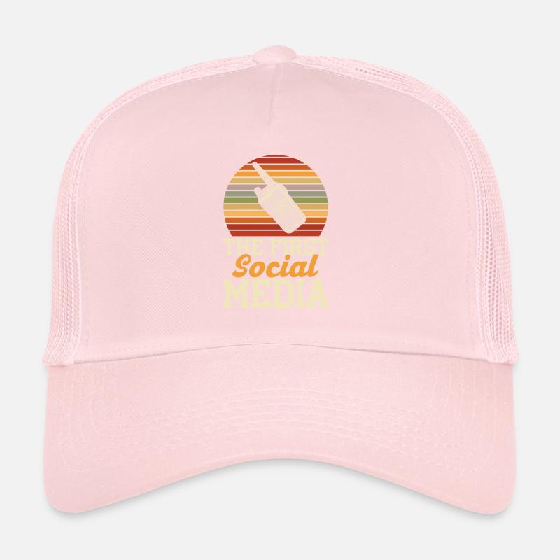 Radio amateur code Morse diffusé radio amateur Casquette trucker 