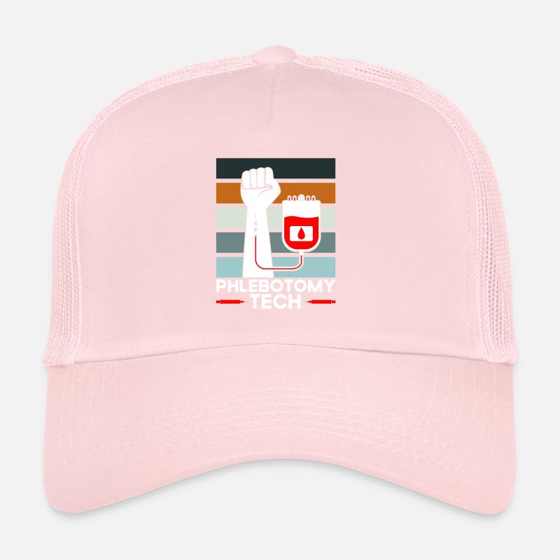 Phlebotomie Blutabnahme Phlebotomist Tech Geschenk Trucker Cap