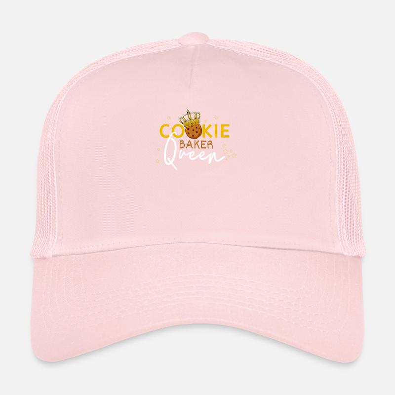 Сookie Baker Queen Cook Chef Stars Crown Quote Trucker Cap