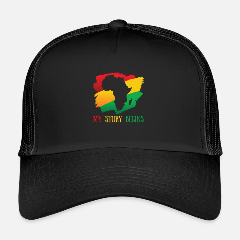 Mon histoire commence Afro-Américains de la Casquette trucker 