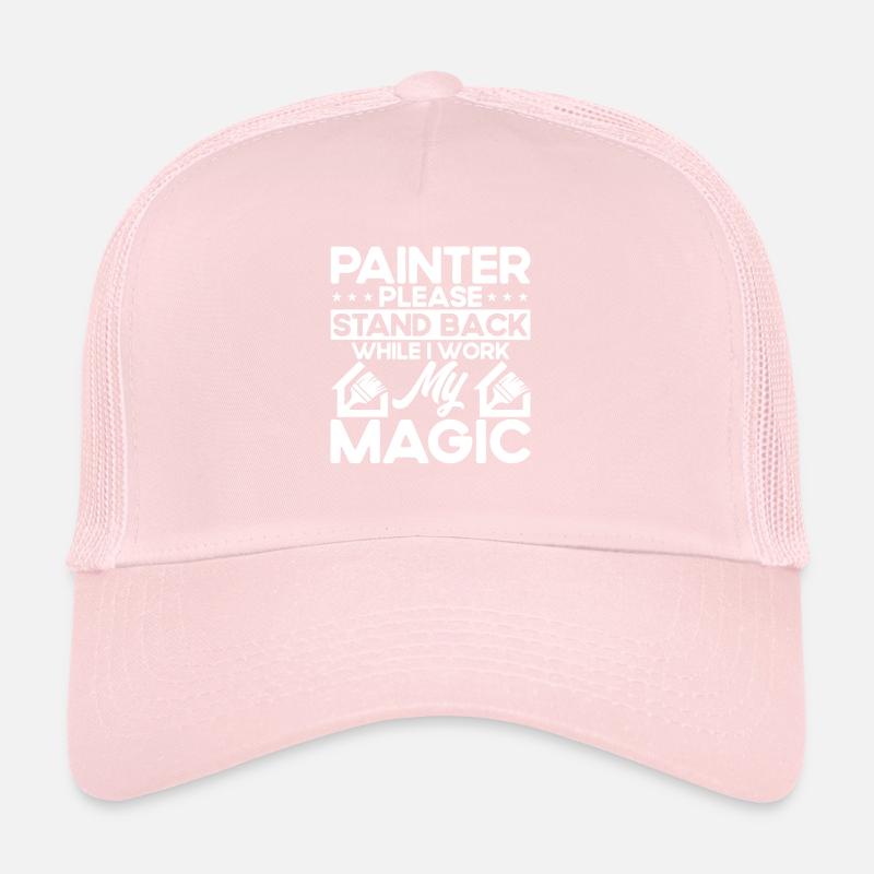 Building Painter Painter Color Mixing Gift Trucker Cap