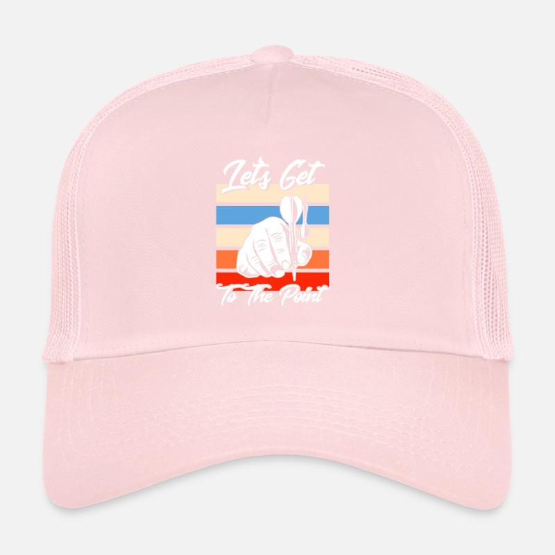 Dart Throwing Darts Darts Hobby Gift Trucker Cap