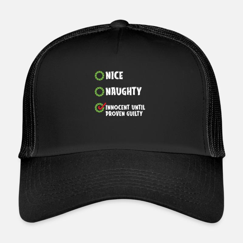 Nice naughty innocent funny Trucker Cap