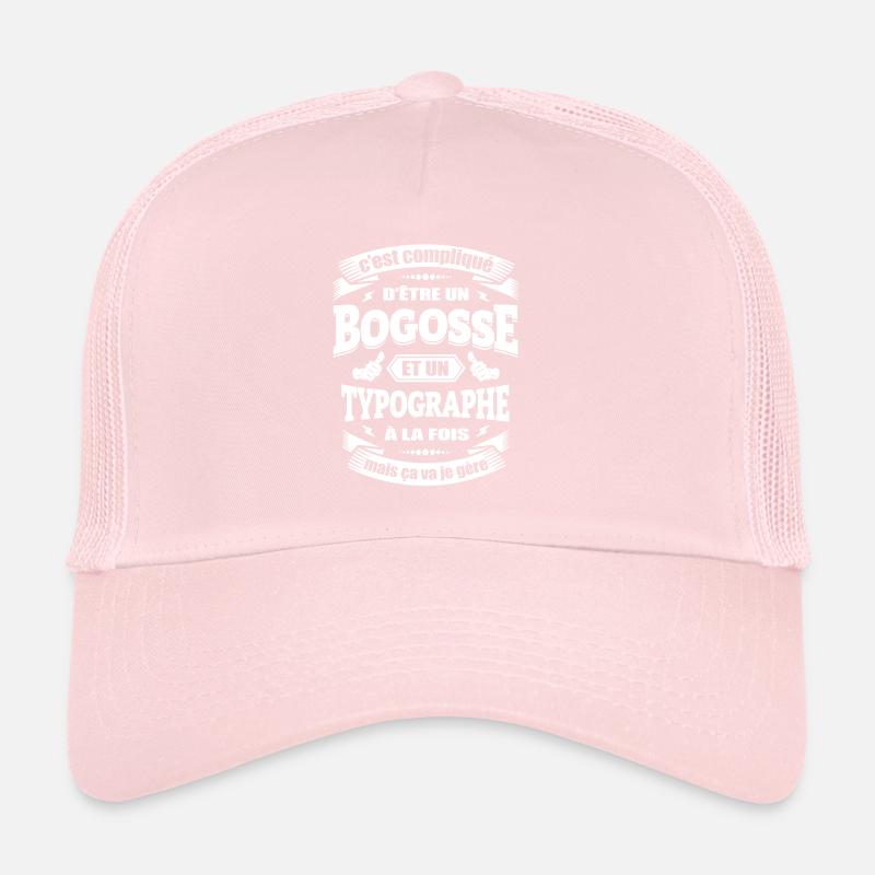 BOGOSSE ET TYPOGRAPHE Casquette trucker 