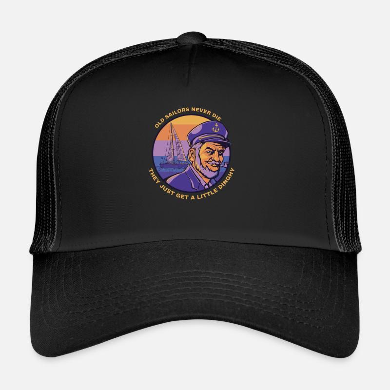 Old sailors never die Trucker Cap