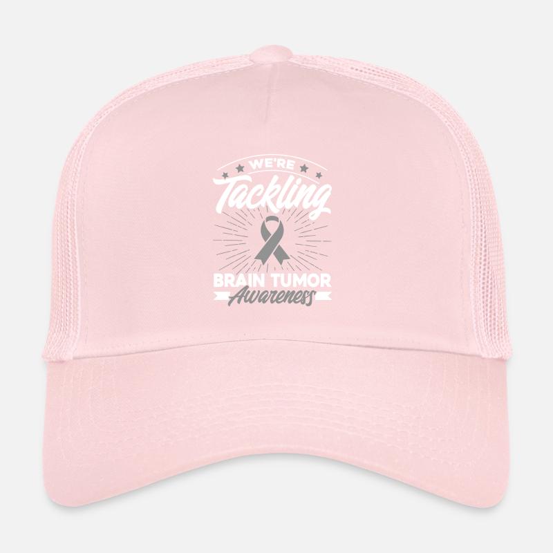Grey Loop Brain Tumor Support Brain Tumor Ü Casquette trucker 