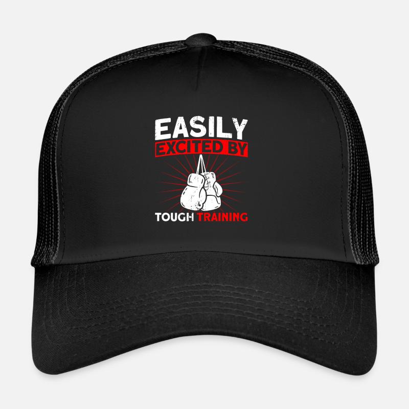 Facilement excité par un cadeau de boxe d’entraînement dur Casquette trucker 