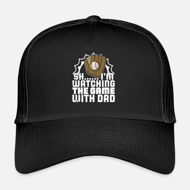Handschuhe Ball Baseball Schläger USA Spruch Trucker Cap