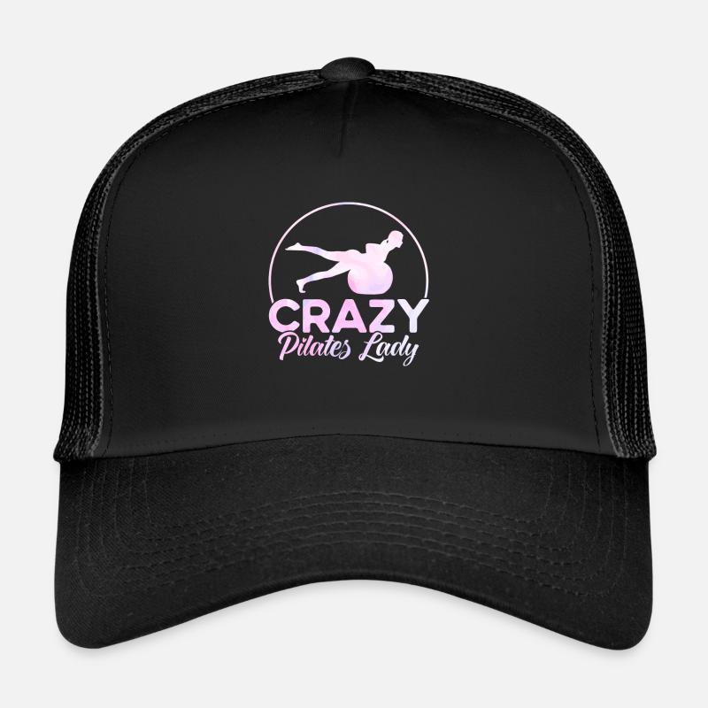Pilates Crazy Pilates Lady Cadeau Casquette trucker 