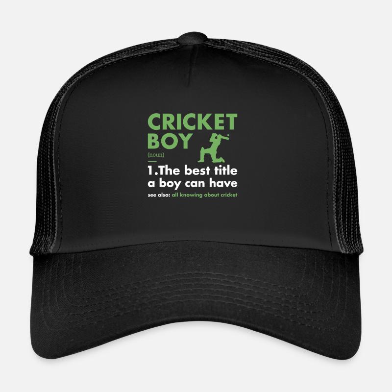 Sport Boy Définition Cricket Casquette trucker 