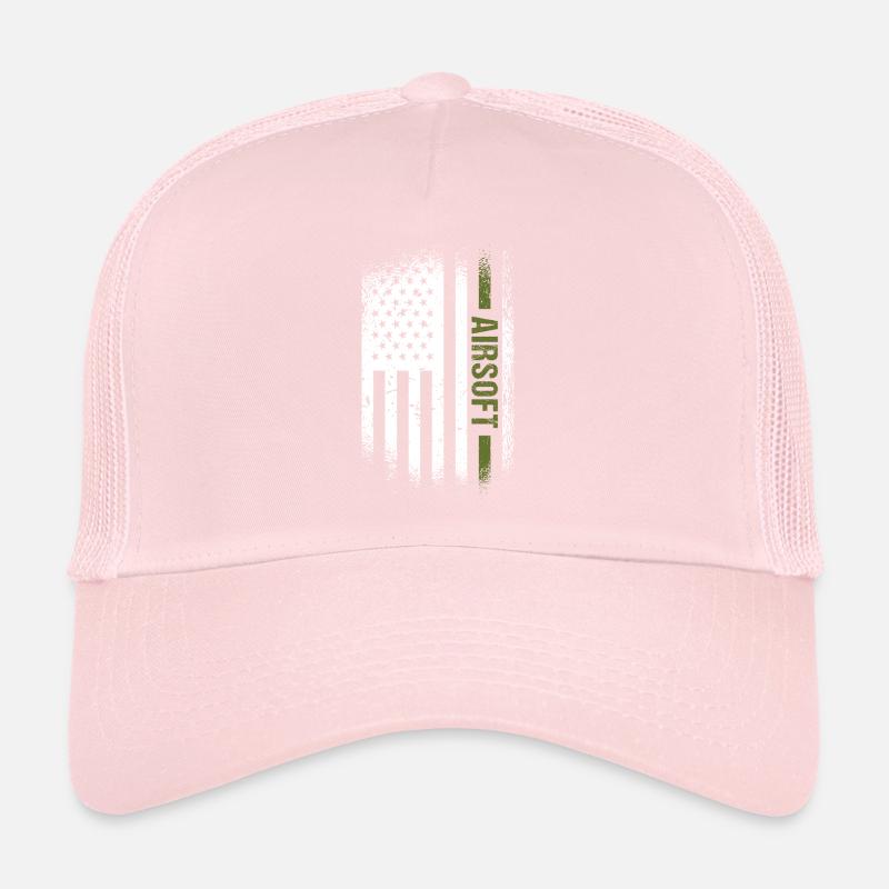 Sport Us Flag Airsoft Trucker Cap