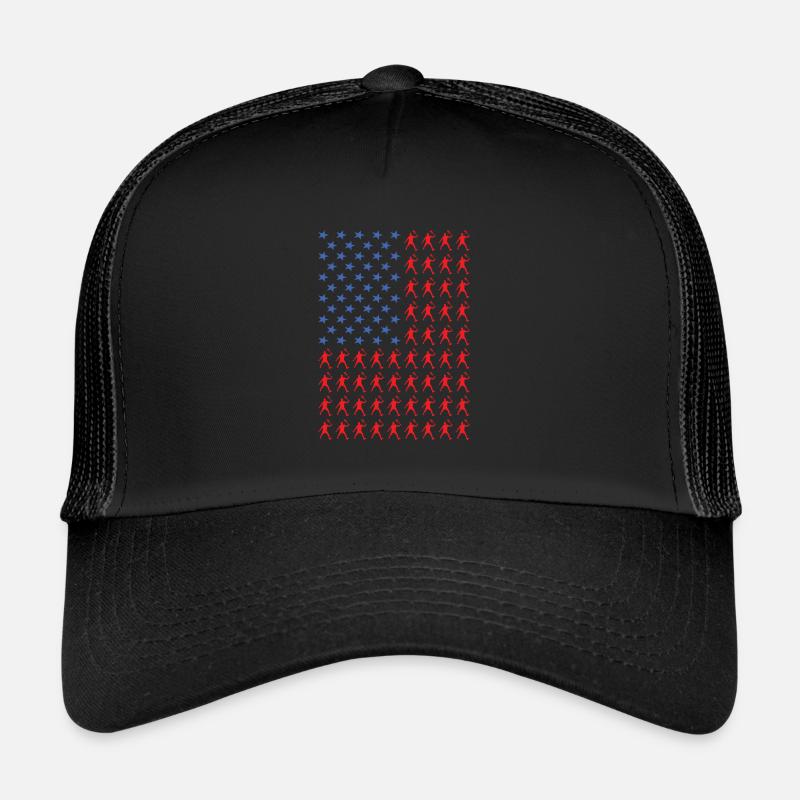 Sport Us Flag Squash Casquette trucker 