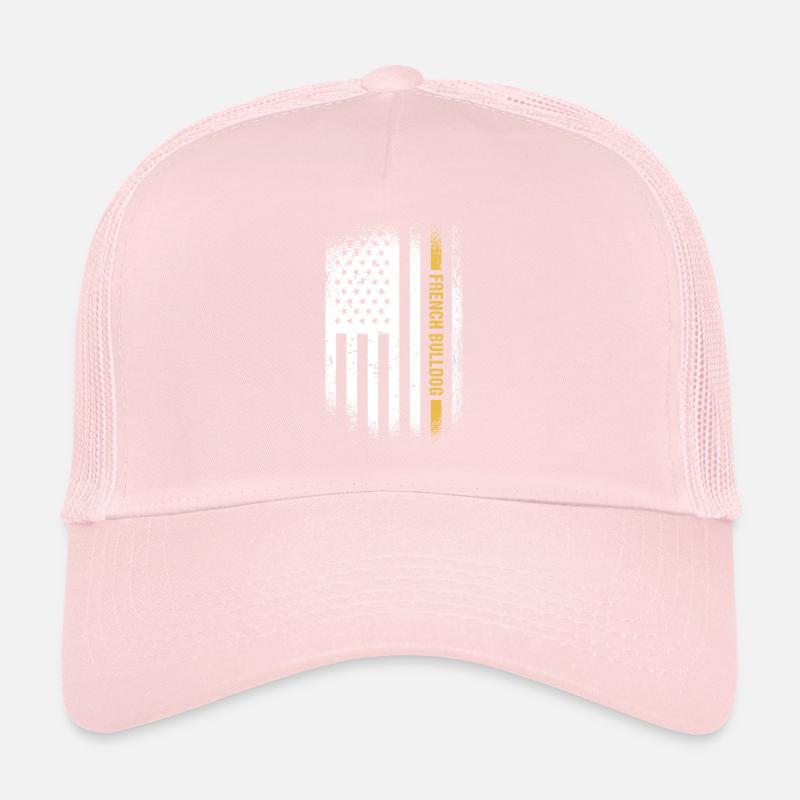 Drapeau du bouledogue français Casquette trucker 