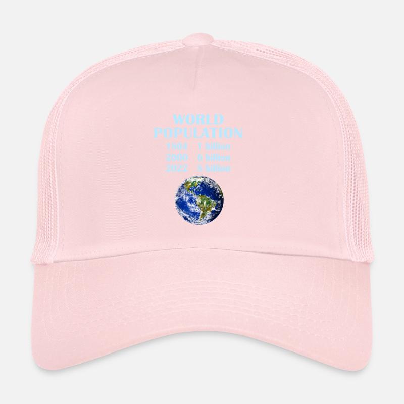 POPULATION MONDIALE Casquette trucker 