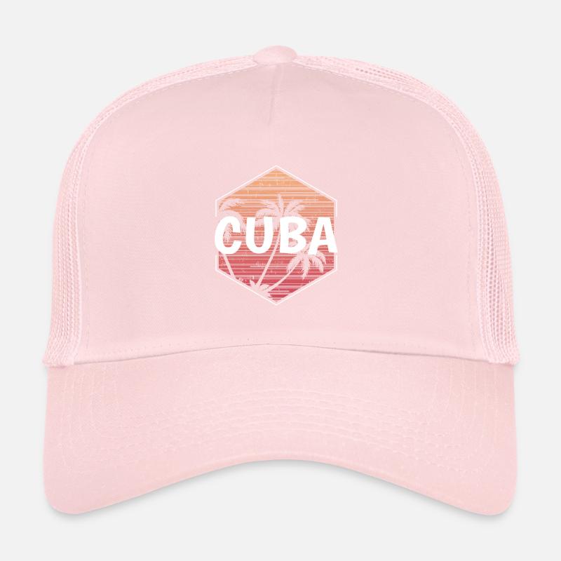 Cuba Beach Vacances Souvenir Casquette trucker 