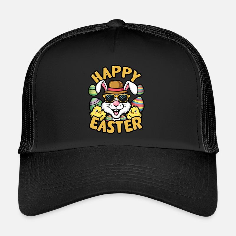 Osterhase mit Sonnenbrille Trucker Cap