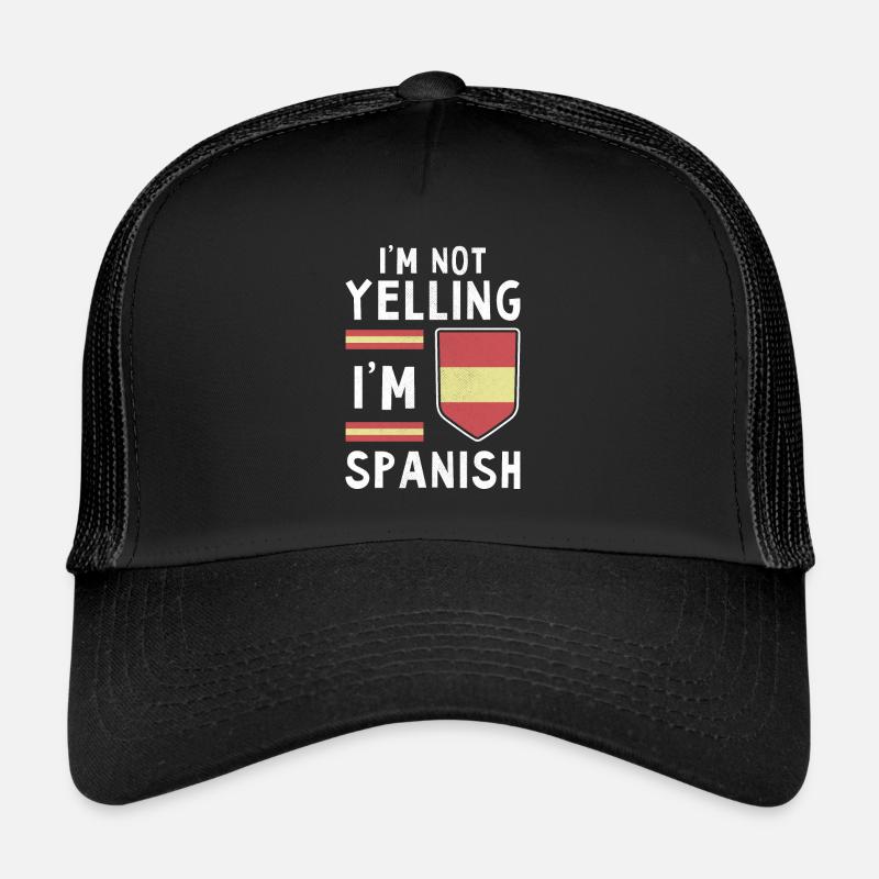 Espana Herkunft Spanien Flagge Reise Spanisch Trucker Cap