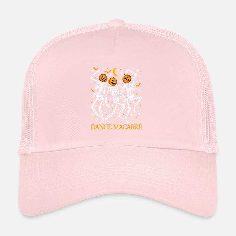 Danse Macabre Dansant Squelettes Drôle Halloween Casquette trucker 