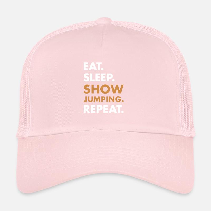 Jumper Eat Sleep Saut d’obstacles Casquette trucker 