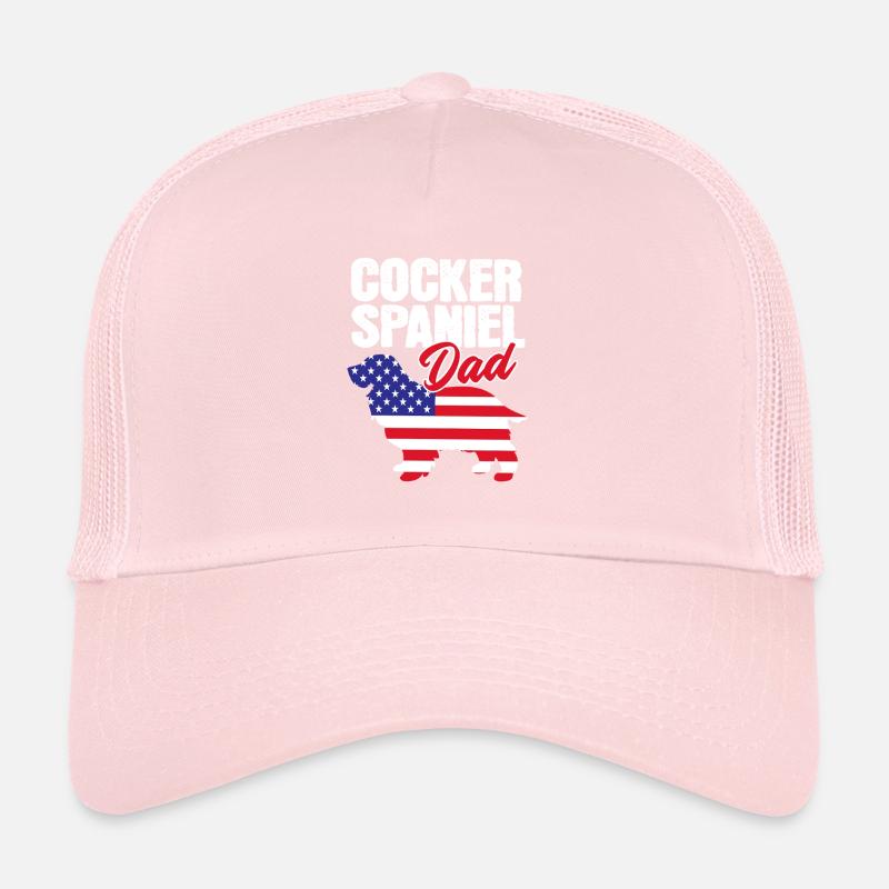 Père Cocker Spaniel Casquette trucker 