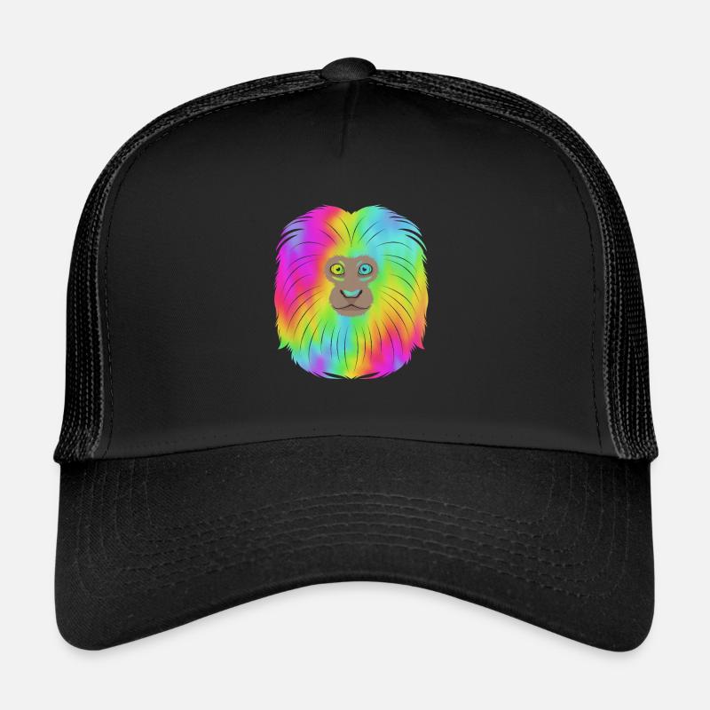 Singe Tamarin Singe Singe Visage de Singe Casquette trucker 