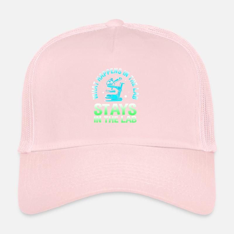 Laboratoire Bio Chimie Microscope Laboratoire Casquette trucker 