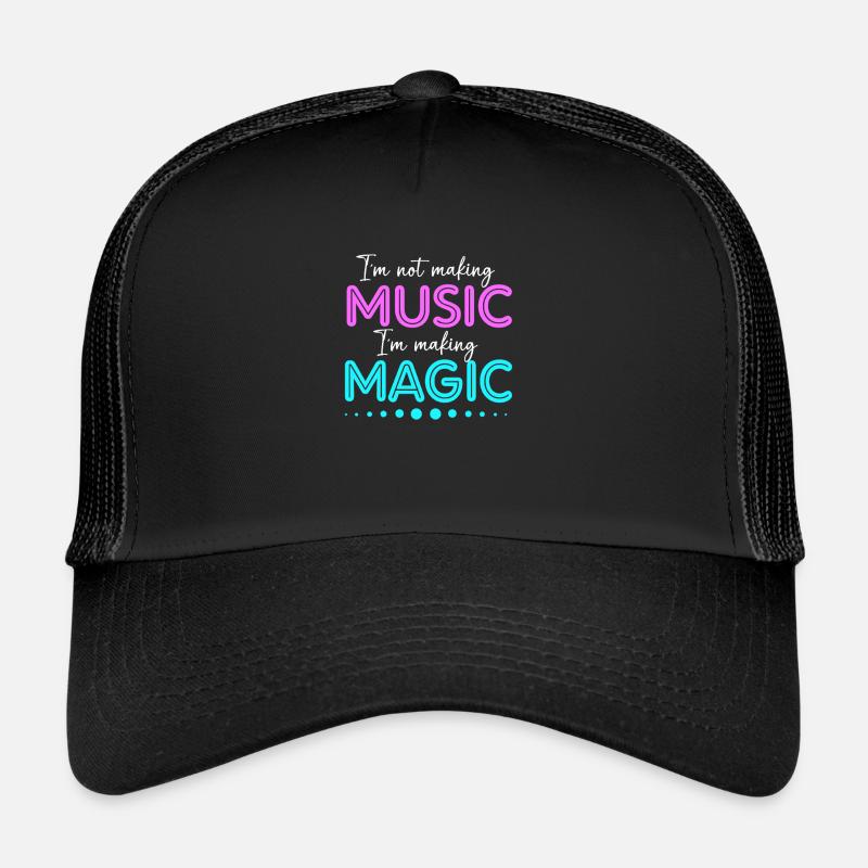 DJ Djing Label Keyboard Trucker Cap