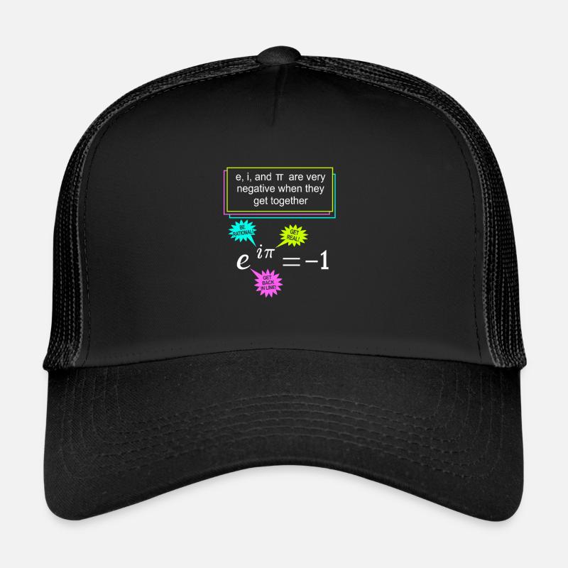 Mathematiker Mathe mathematisch Mathematik - Trucker Cap - Schwarz/Schwarz