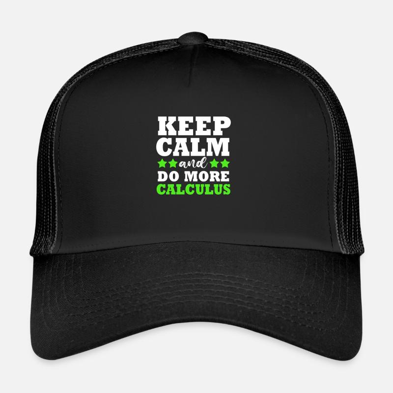 Mathiématicien - Casquette trucker  - noir/noir