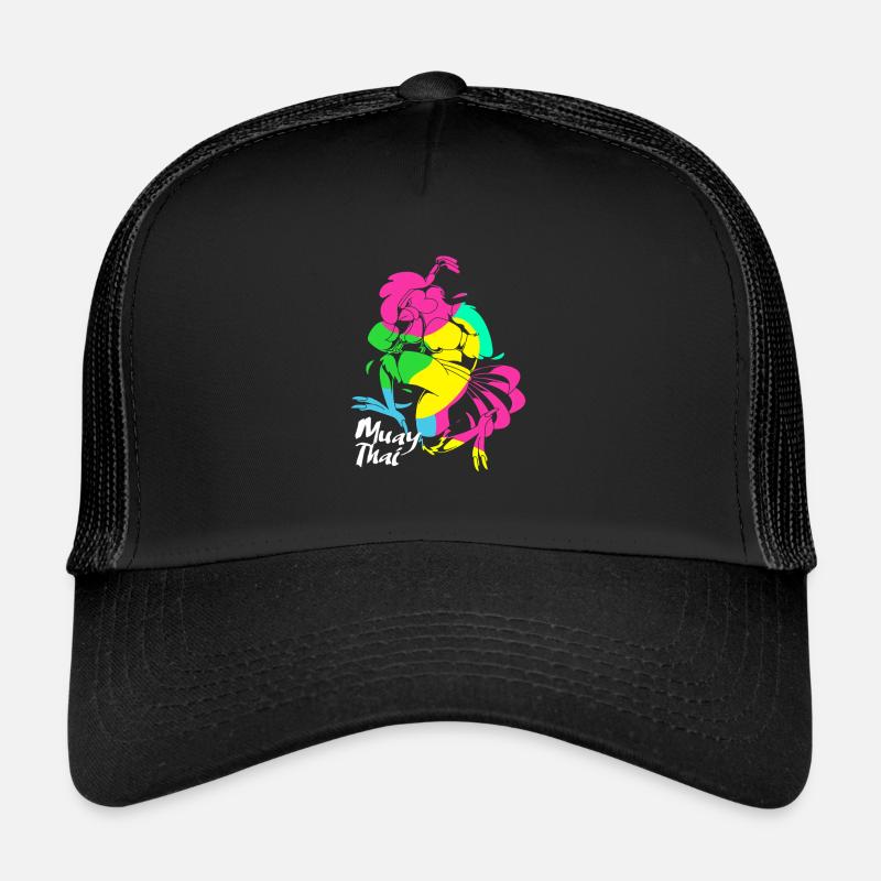 Muay thai kickboxer kickboxing boxe thaïlandaise Casquette trucker 