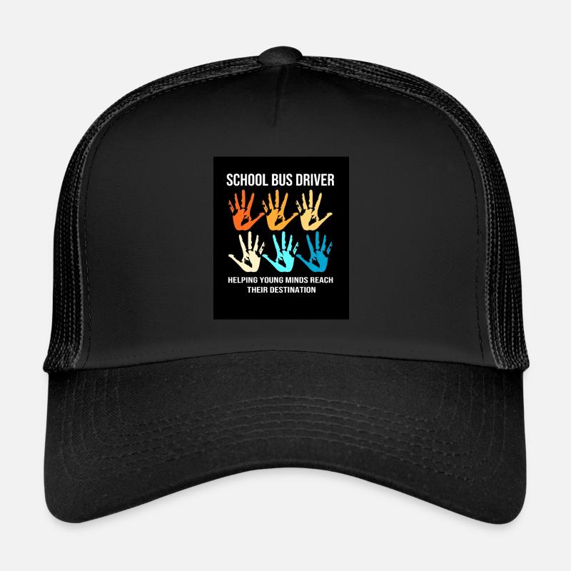 School Bus Bus Driver School Bus Driver Trucker Cap