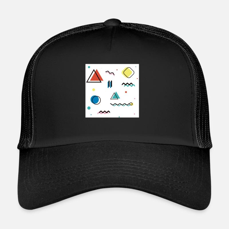 Géométrie abstraite Casquette trucker 