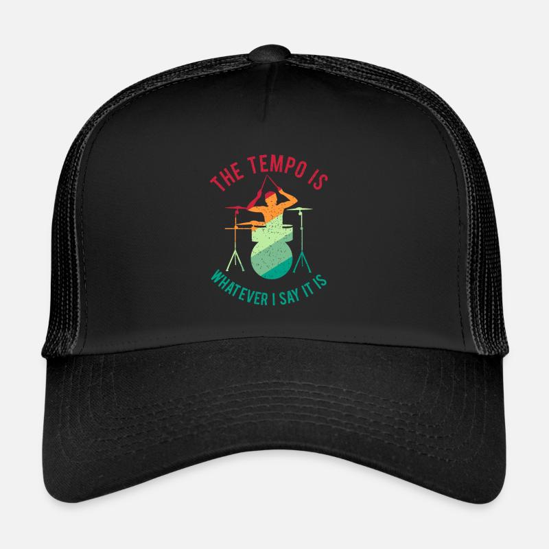 Batterie Percussion Percussion Casquette trucker 