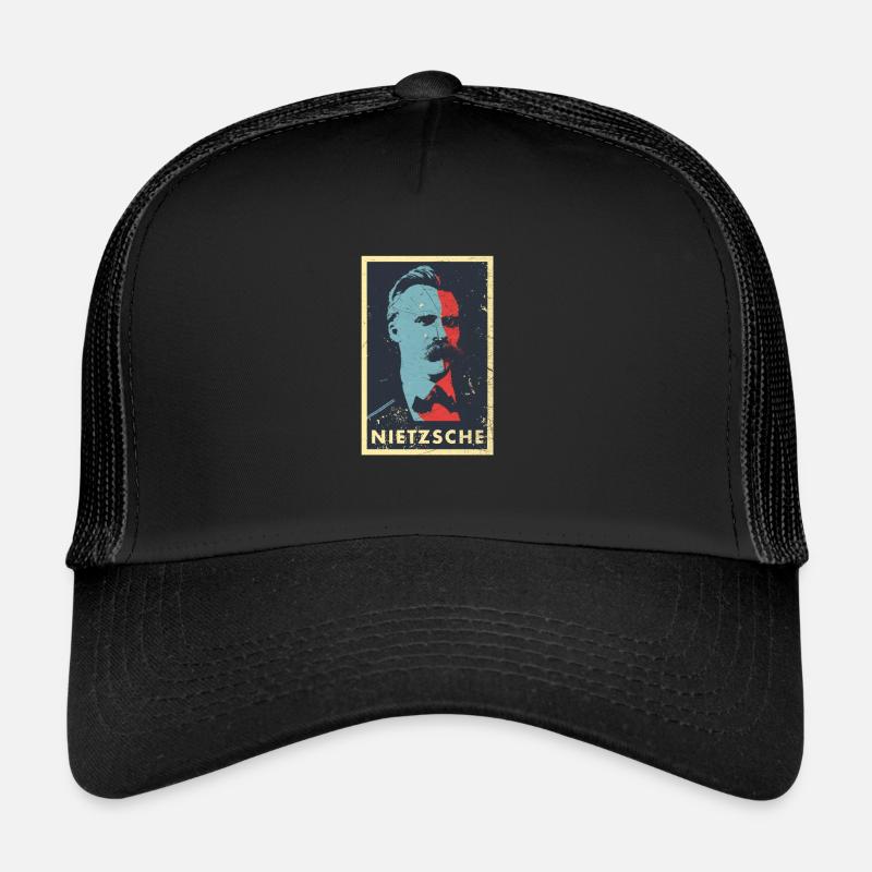 Vintage Philosophy Nietzsche Ubermensch Kant Trucker Cap