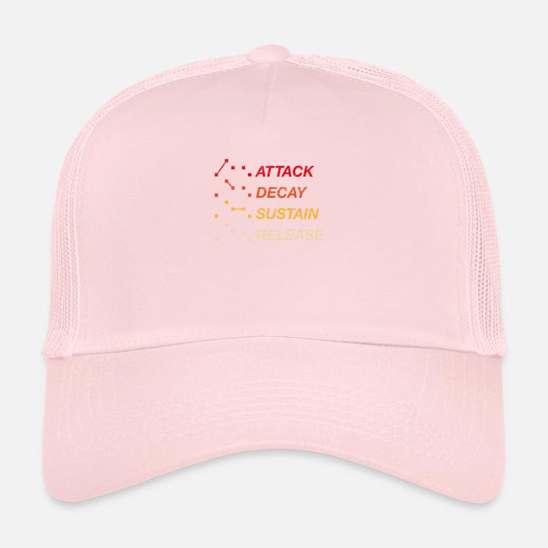 ADSR Produzent Synth Vintage Analog Gear Studio Trucker Cap