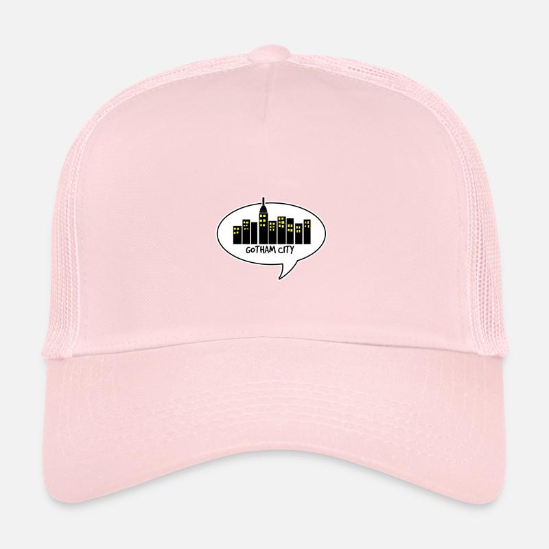 comic gotham city Trucker Cap