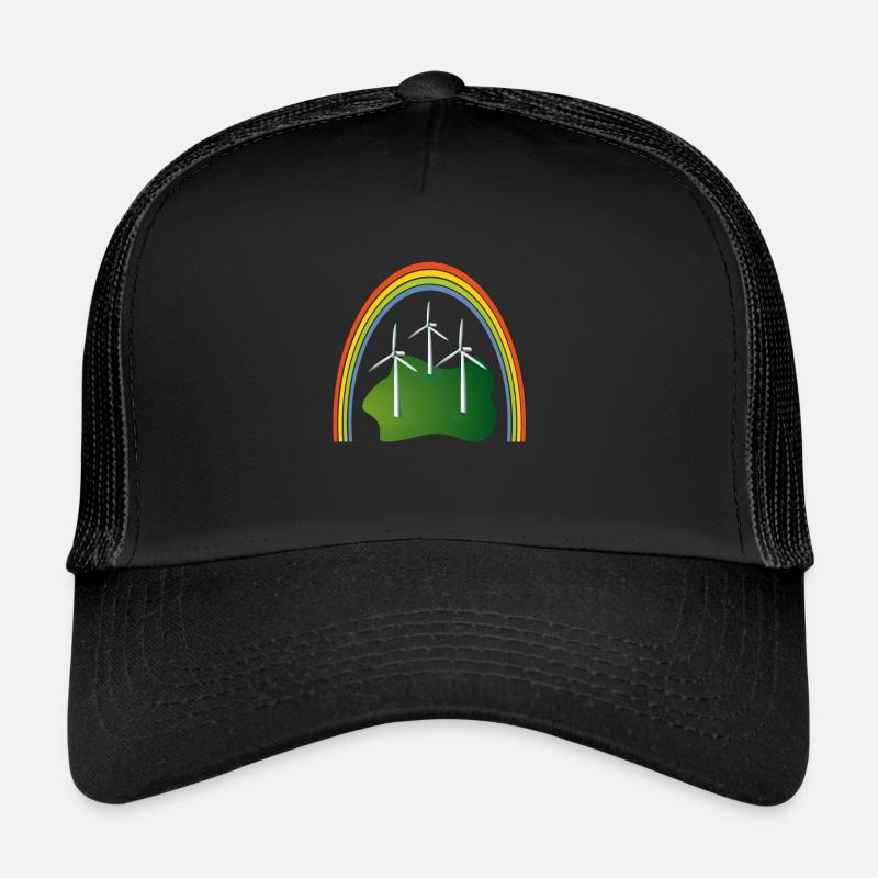 Mon cœur bat pour zéro émission. Arc-en-ciel Casquette trucker 