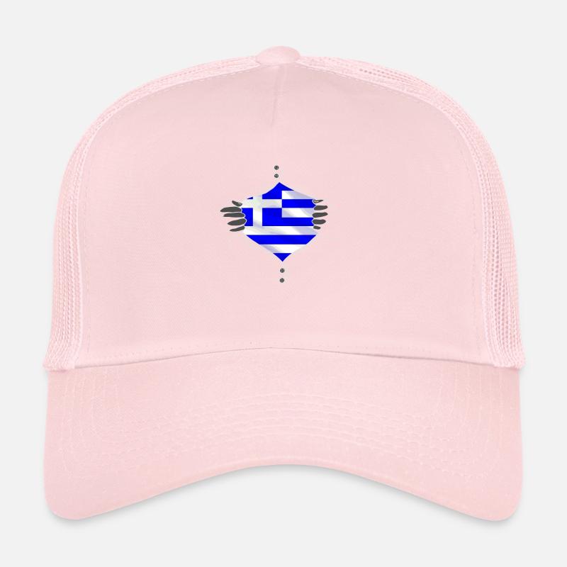 Greece flag proud Trucker Cap
