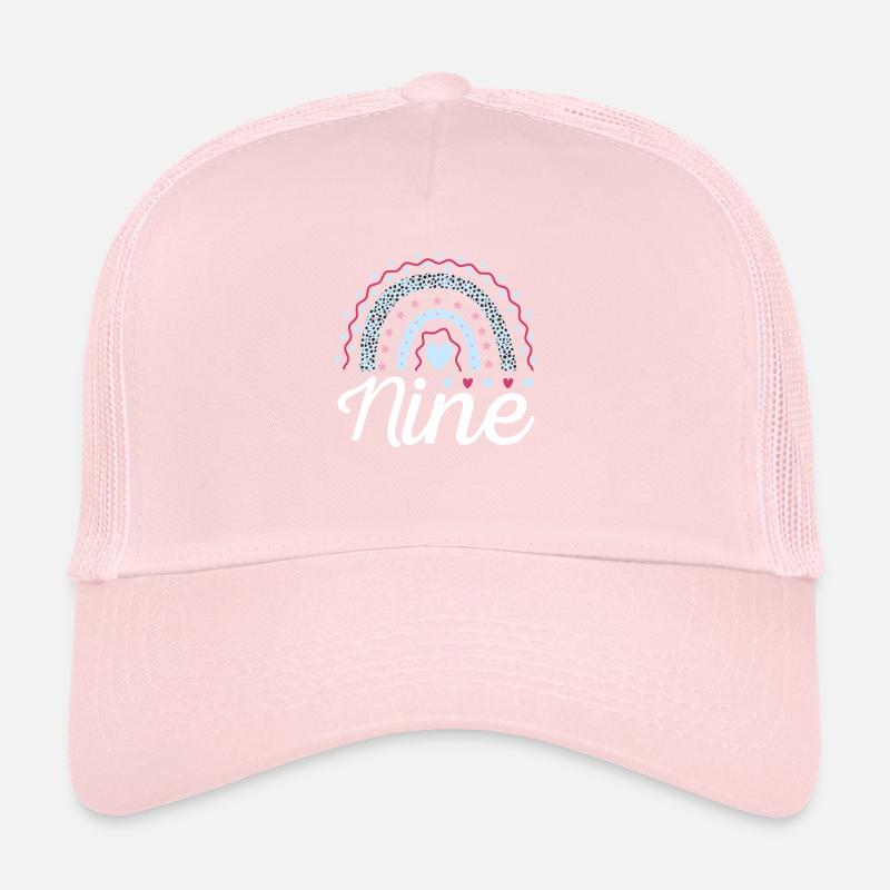 Neuf léopards arc-en-ciel design Pour 9. Casquette trucker 